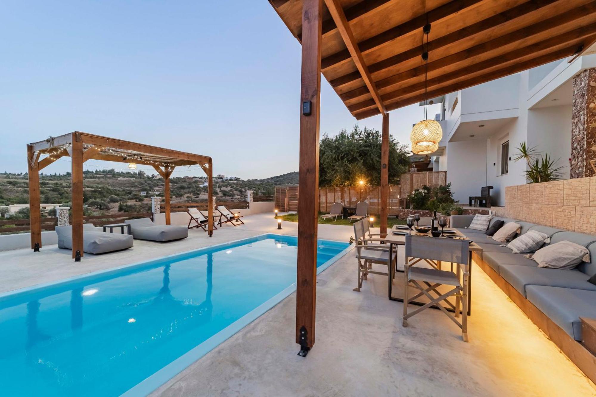 Villa Tranquility Psinthos المظهر الخارجي الصورة